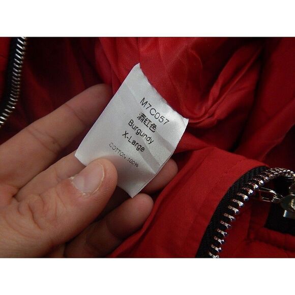 Aoysky SB-057 - Women Winter Snowsuit w/ Fur Collar and Belt, Burgundy, XL - Picture 5 of 6